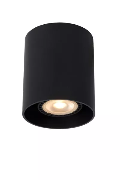 Lucide BODI - Ceiling spotlight -8 cm - 1xGU10 - Black